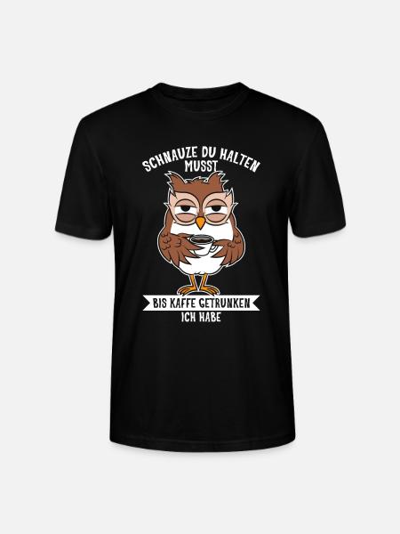 Morgenmuffel - Stanley/Stella Unisex Bio-T-Shirt CRAFTER - Schwarz