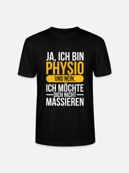 Physio-Therapie I Physio-Therapeut Motiv-Sprüche - Stanley/Stella Unisex Bio-T-Shirt CRAFTER - Schwarz