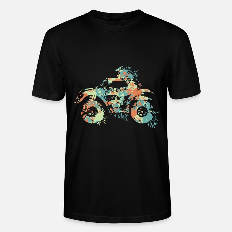 Quad ATV Splash - Stanley/Stella Unisex Bio-T-Shirt CRAFTER - Schwarz