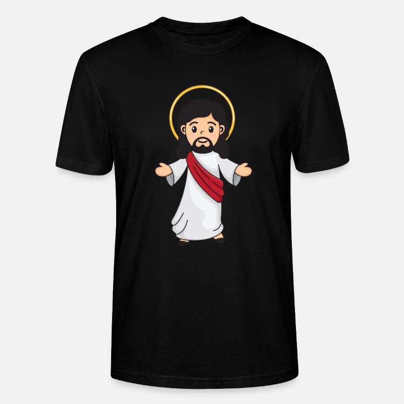 Jesus Christus - Stanley/Stella Unisex Bio-T-Shirt CRAFTER - Schwarz