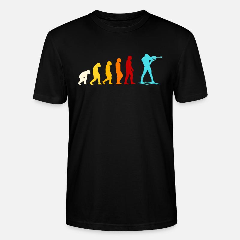 Biathlon Evolution - T-shirt bio CRAFTER Stanley Stella Unisexe - noir