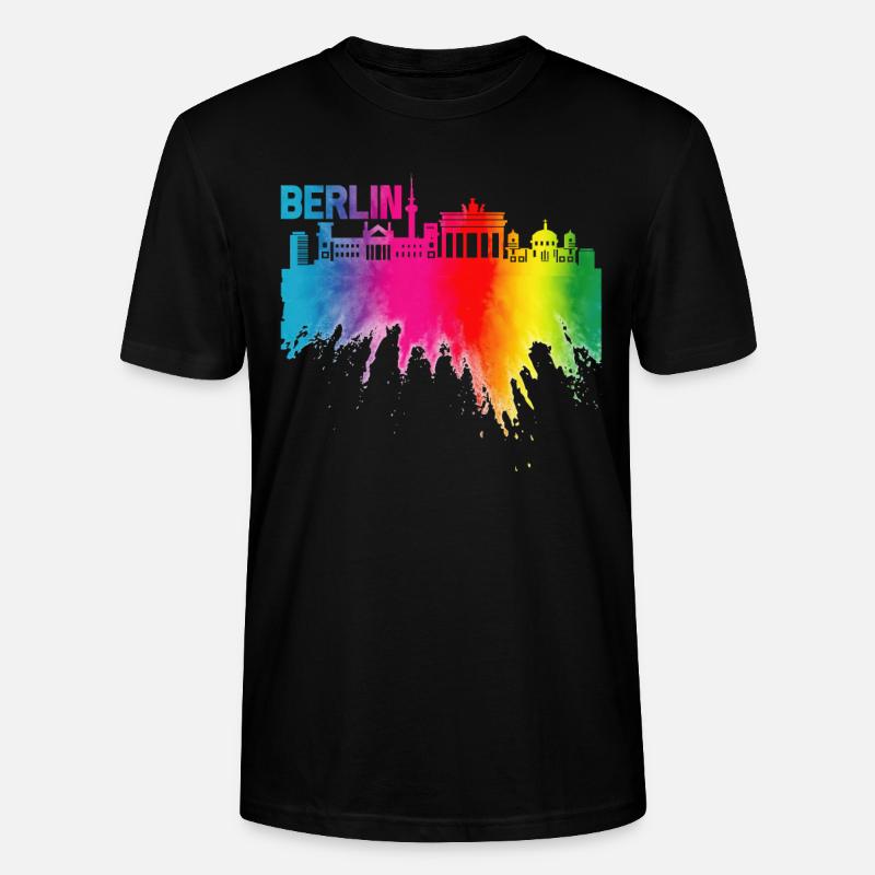 Berlin - Stanley/Stella Unisex Bio-T-Shirt CRAFTER - Schwarz