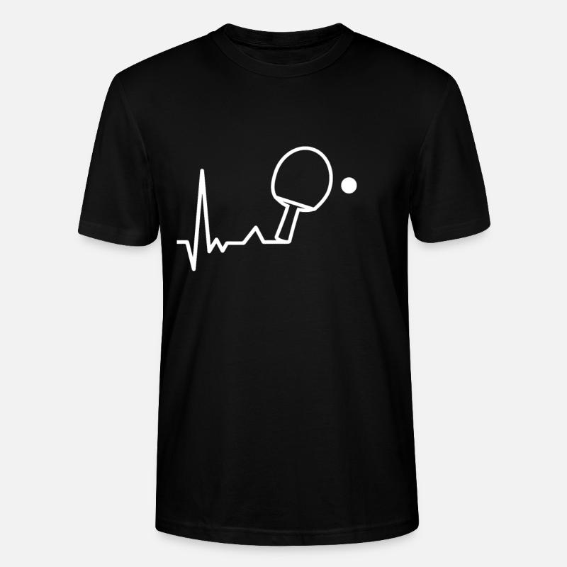 Tennis de table - T-shirt bio CRAFTER Stanley Stella Unisexe - noir