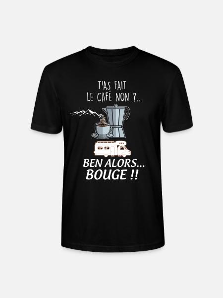 Motorhome making coffee - Stanley/Stella CRAFTER Unisex Organic T-Shirt - black