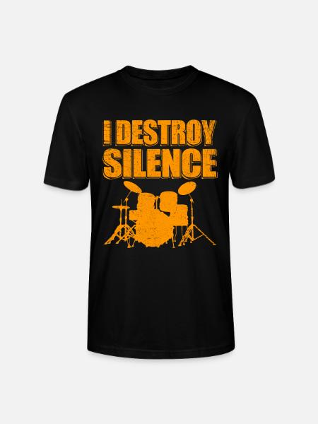 Drummer drummer drummer gift drummer - Stanley/Stella CRAFTER Unisex Organic T-Shirt - black
