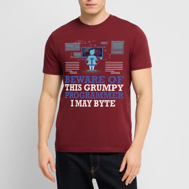 Funny Programmers Coding Gift Stanley/Stella CRAFTER Unisex Organic T-Shirt