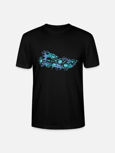 Sportboot - Stanley/Stella Unisex Bio-T-Shirt CRAFTER - Schwarz