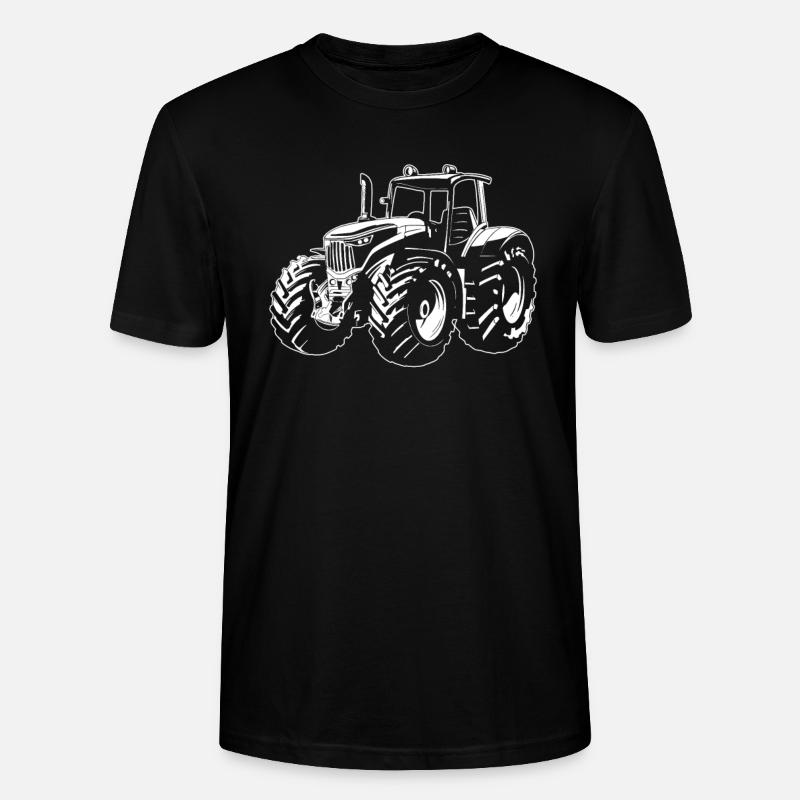 Traktor - Stanley/Stella Unisex Bio-T-Shirt CRAFTER - Schwarz