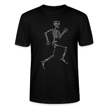 Orthopäde Geschenk - Stanley/Stella Unisex Bio-T-Shirt CRAFTER - Schwarz - Vorne - Alina (178cm) & Michal (187cm)