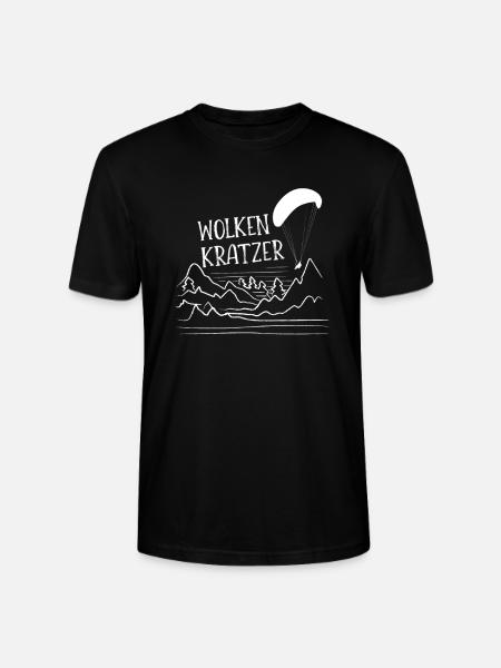 Paragleiten Gleitschirmfliegen Paragliding - Stanley/Stella Unisex Bio-T-Shirt CRAFTER - Schwarz