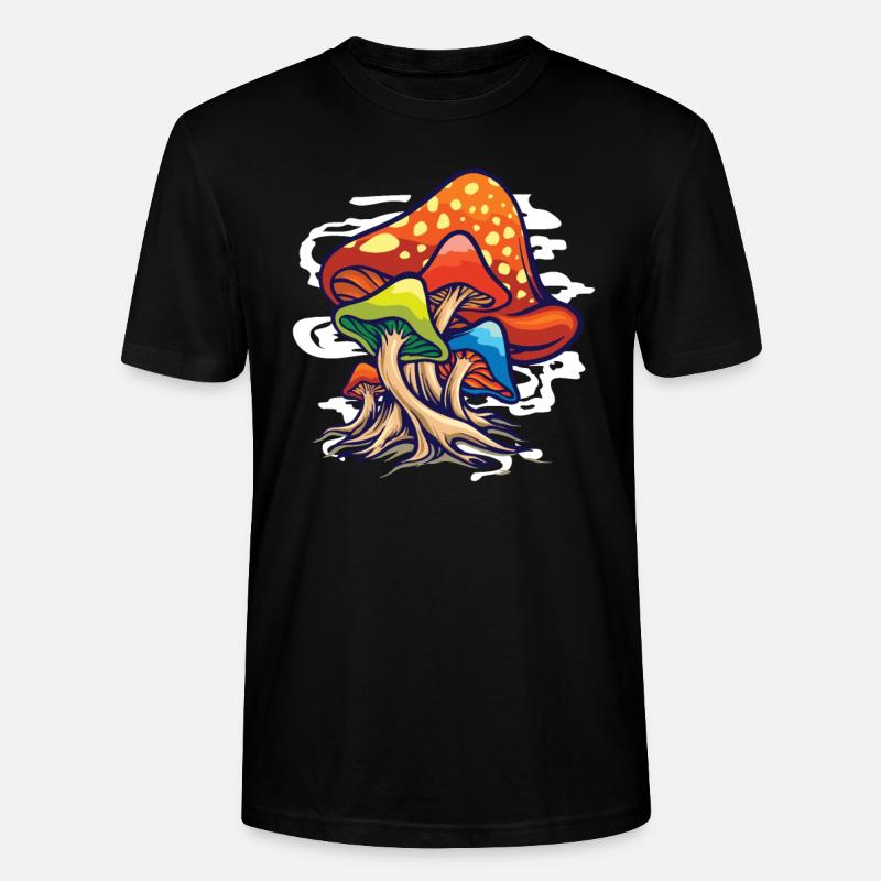 Pilz - Stanley/Stella Unisex Bio-T-Shirt CRAFTER - Schwarz