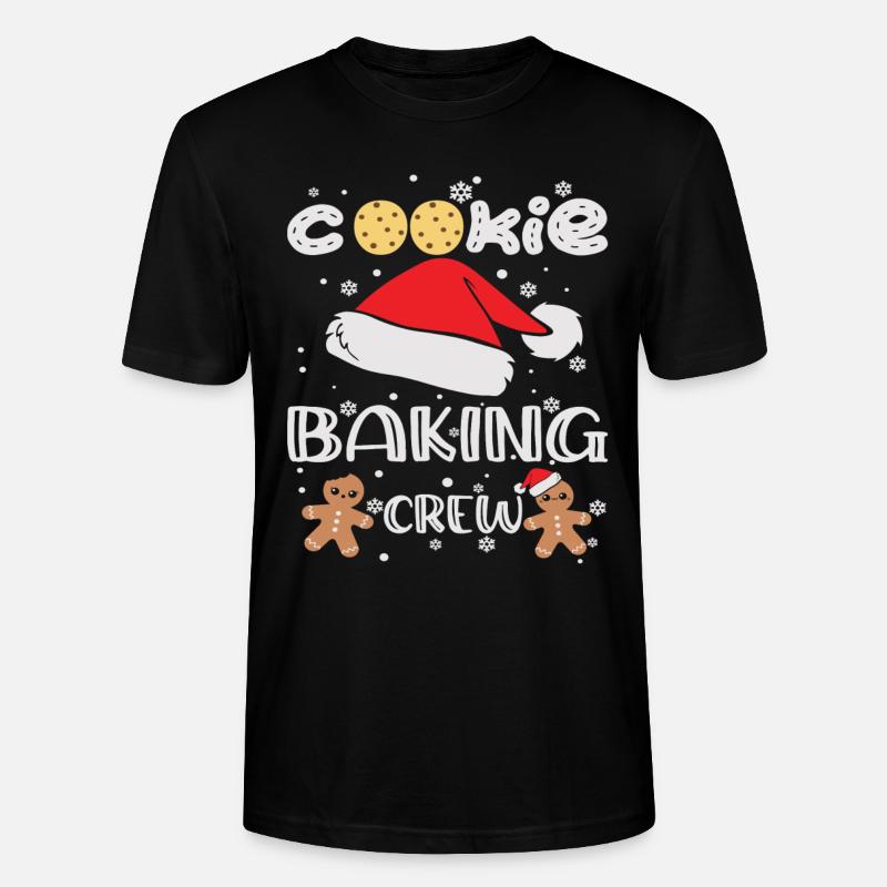 Cookie Baking Crew - Stanley/Stella Unisex Bio-T-Shirt CRAFTER - Schwarz