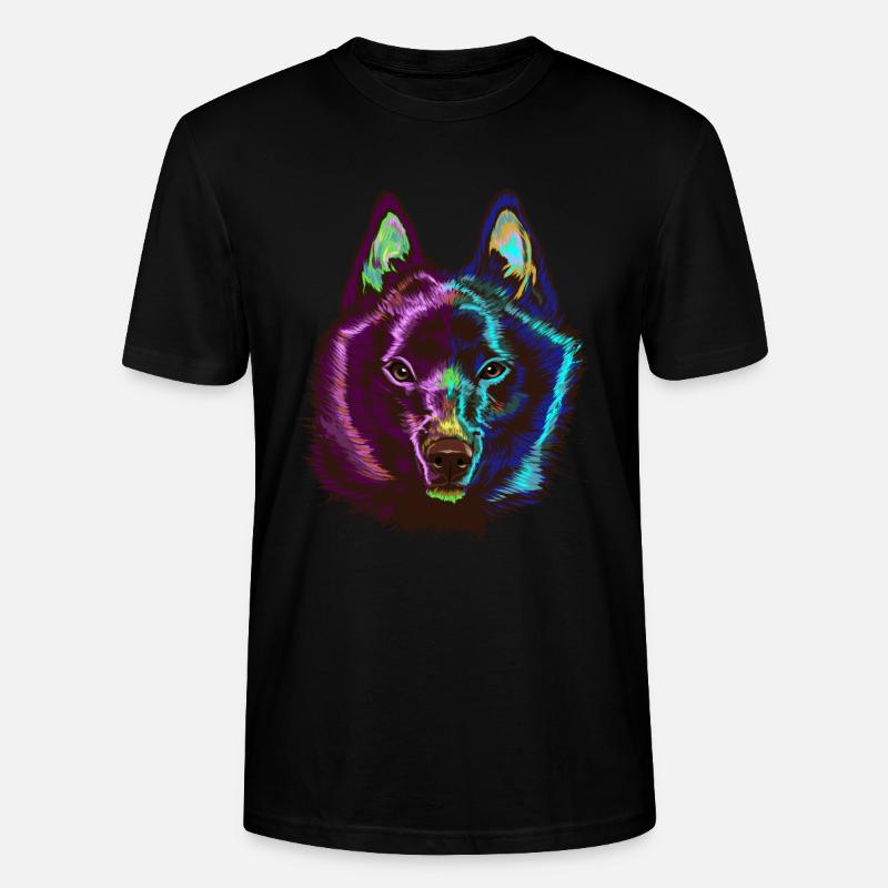 Chien Splash Schipperke - T-shirt bio CRAFTER Stanley Stella Unisexe - noir