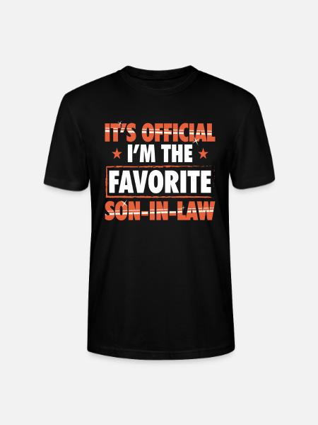 Svigersøn gave sjove fødselsdagsgaver - Stanley Stella CRAFTER unisex økologisk-T-shirt - sort