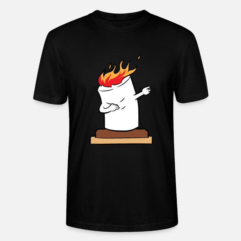 Dabbing Marshmallows - Stanley/Stella Unisex Bio-T-Shirt CRAFTER - Schwarz