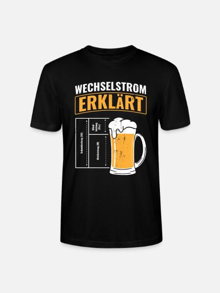 Strom Elektrotechnik Elektriker - Stanley/Stella Unisex Bio-T-Shirt CRAFTER - Schwarz