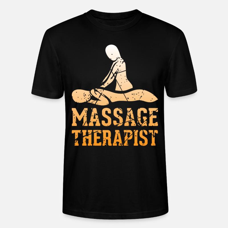 Massagetherapeutin Massagetherapie - Stanley/Stella Unisex Bio-T-Shirt CRAFTER - Schwarz