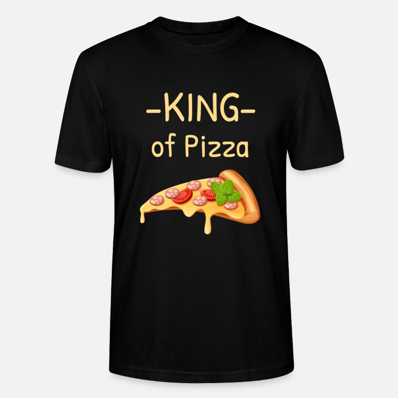 Pizza King - Stanley/Stella Unisex Bio-T-Shirt CRAFTER - Schwarz