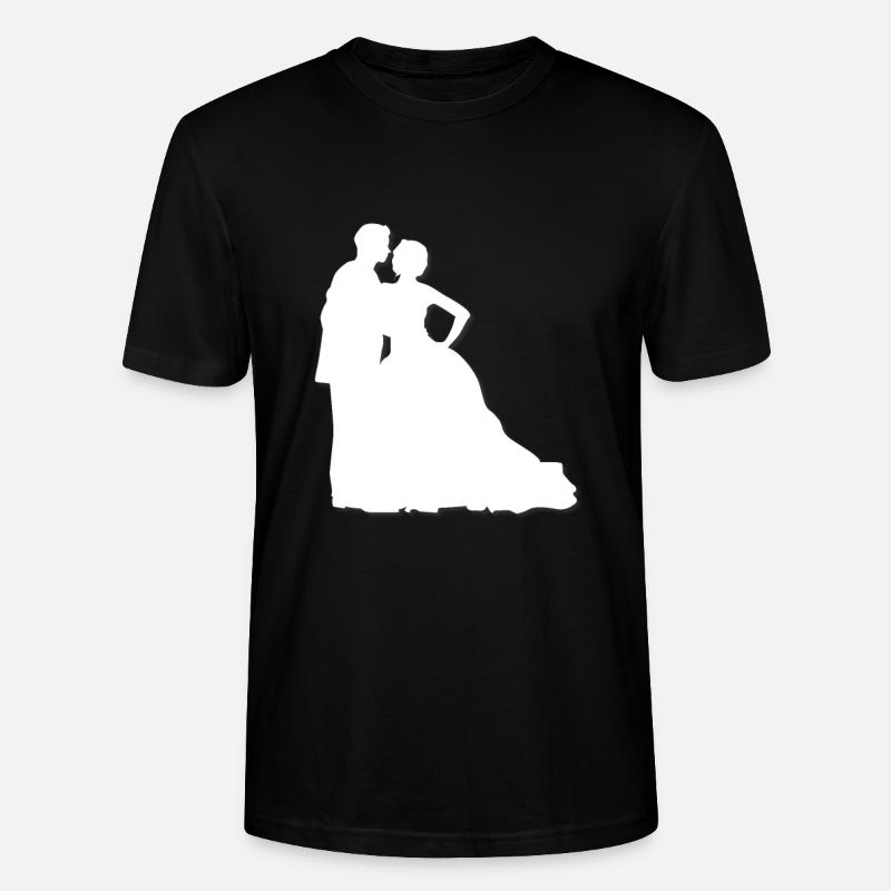 Hochzeit - Stanley/Stella Unisex Bio-T-Shirt CRAFTER - Schwarz