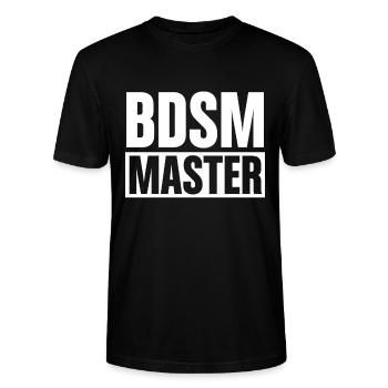 BDSM Master / Bondage Sadismus und Masochismus - Stanley/Stella Unisex Bio-T-Shirt CRAFTER - Schwarz - Vorne - Alina (178cm) & Michal (187cm)