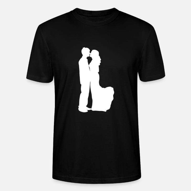Hochzeit - Stanley/Stella Unisex Bio-T-Shirt CRAFTER - Schwarz