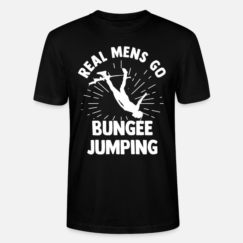 Bungee jumping - Stanley/Stella Unisex Bio-T-Shirt CRAFTER - Schwarz