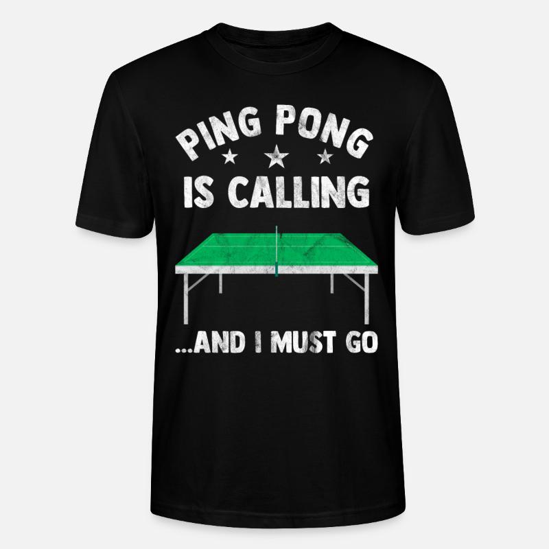 Pingpong - Stanley/Stella Unisex Bio-T-Shirt CRAFTER - Schwarz