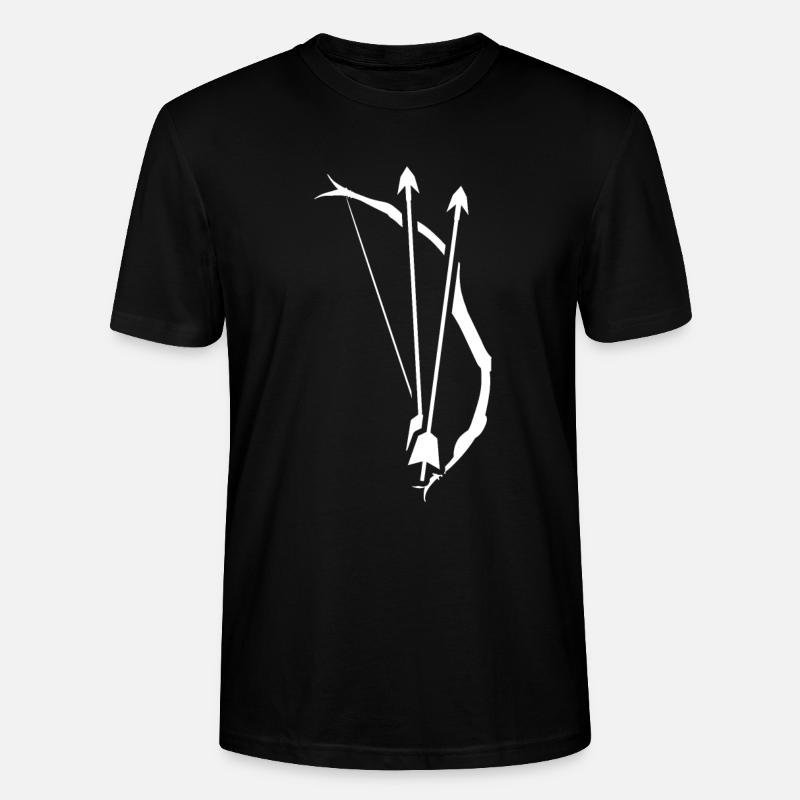 Bogenschießen - Stanley/Stella Unisex Bio-T-Shirt CRAFTER - Schwarz