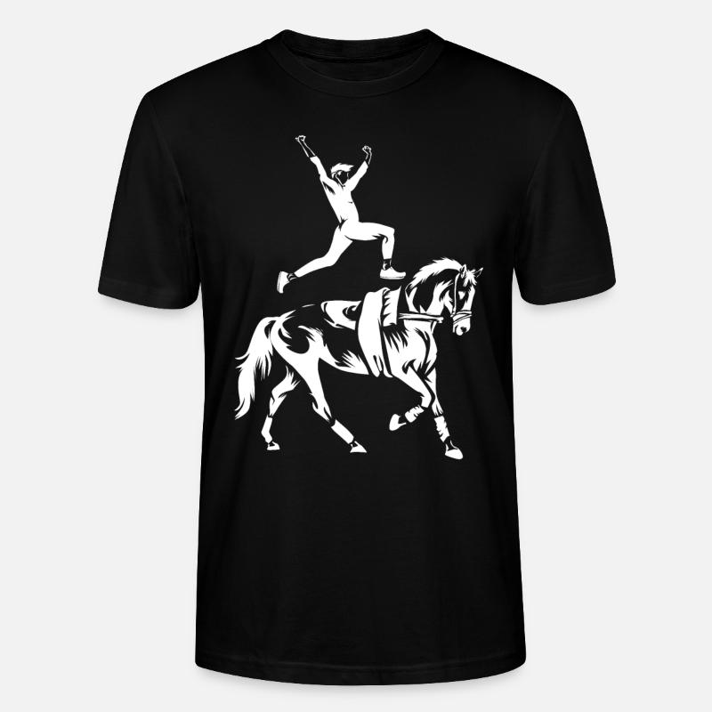 Voltigieren - Stanley/Stella Unisex Bio-T-Shirt CRAFTER - Schwarz