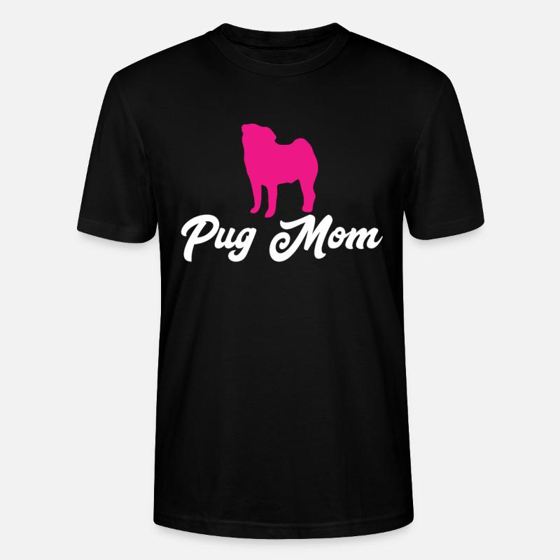 Mops Mama - Stanley/Stella Unisex Bio-T-Shirt CRAFTER - Schwarz
