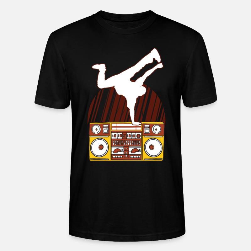 Breakdancer Move - Stanley/Stella Unisex Bio-T-Shirt CRAFTER - Schwarz