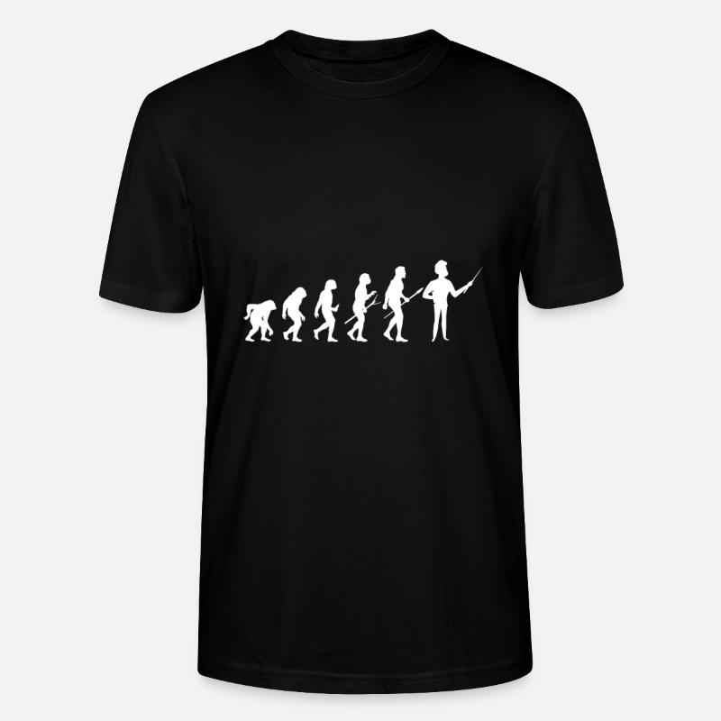 Professeur d'évolution - T-shirt bio CRAFTER Stanley Stella Unisexe - noir