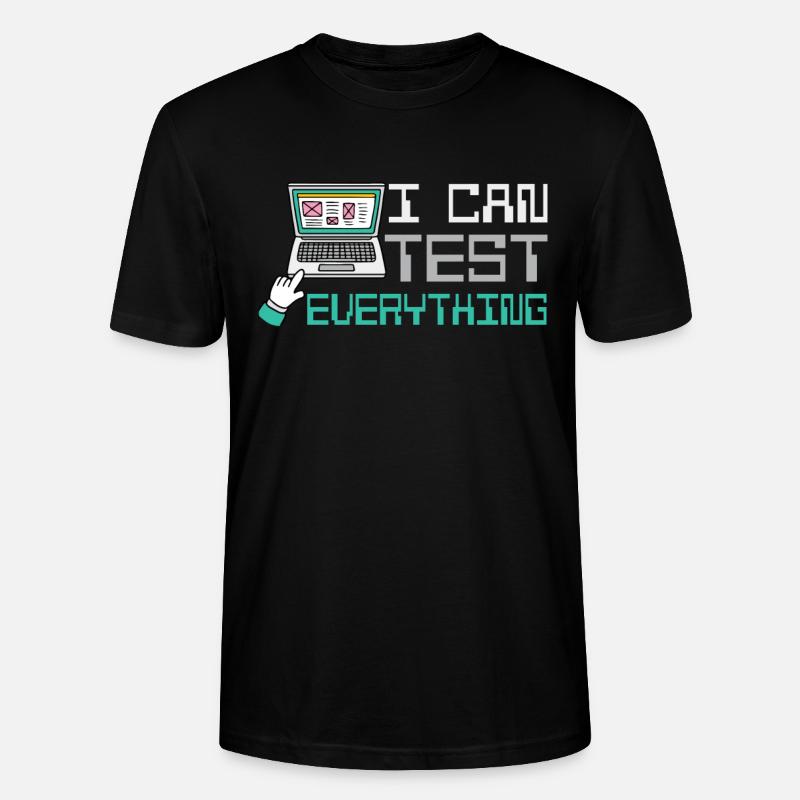 I can test everything - Stanley/Stella Unisex Bio-T-Shirt CRAFTER - Schwarz