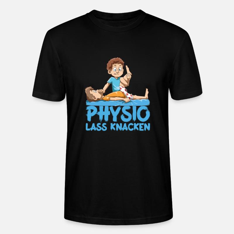 Physio lass knacken Physiotherapeut - Stanley/Stella Unisex Bio-T-Shirt CRAFTER - Schwarz