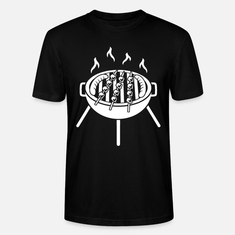 BBQ Barbecue Grill - Stanley/Stella Unisex Bio-T-Shirt CRAFTER - Schwarz