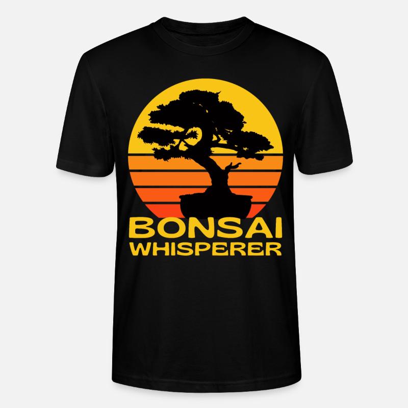 Bonsai Flüsterer - Stanley/Stella Unisex Bio-T-Shirt CRAFTER - Schwarz