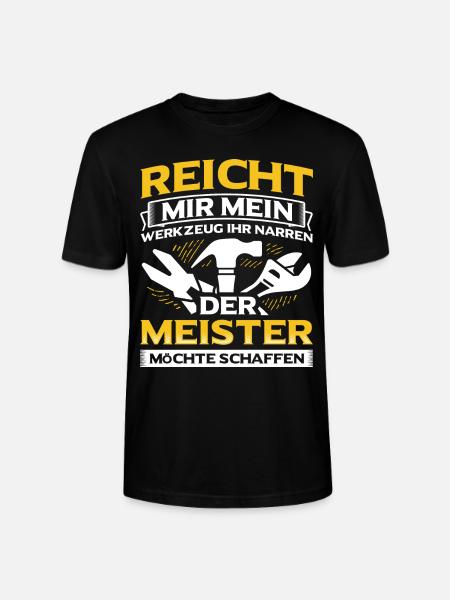 Handwerker Handwerk - Stanley/Stella Unisex Bio-T-Shirt CRAFTER - Schwarz