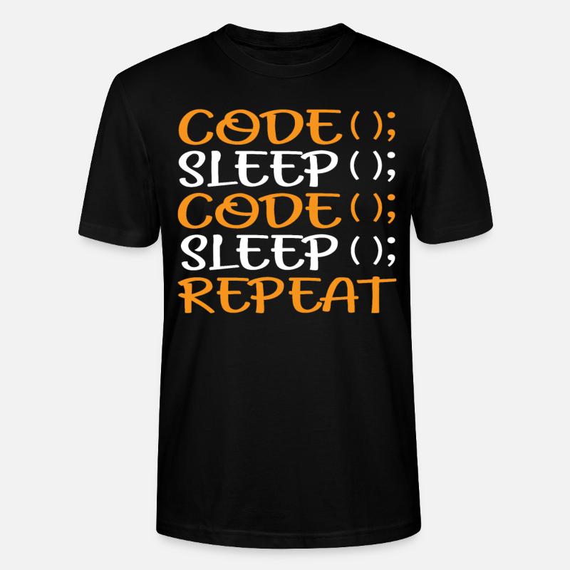 Programmer Coding Admin Funny Gift - Stanley/Stella Unisex Bio-T-Shirt CRAFTER - Schwarz