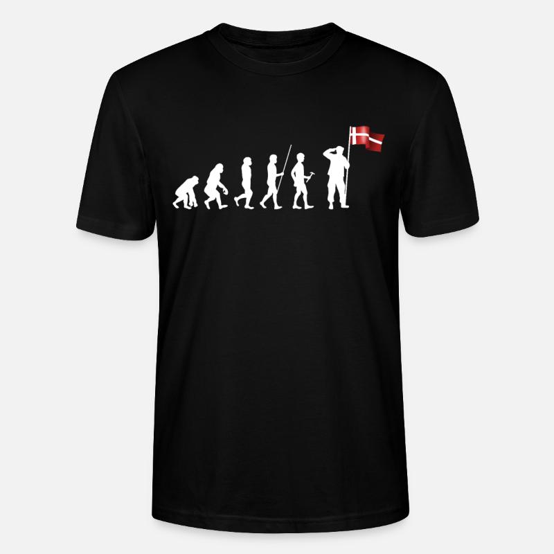 Dänemark - Stanley/Stella Unisex Bio-T-Shirt CRAFTER - Schwarz