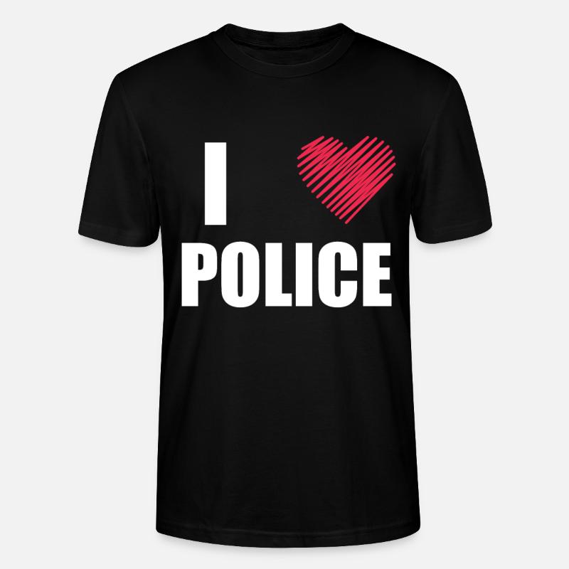 Polizei - Stanley/Stella Unisex Bio-T-Shirt CRAFTER - Schwarz