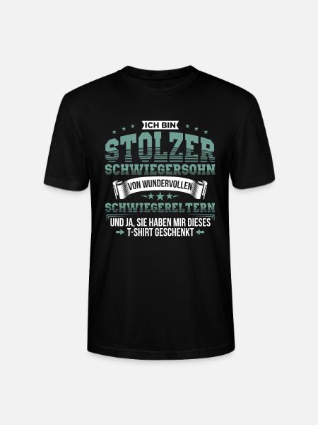 Schwiegersohn Geschenk Schwiegersöhne - Stanley/Stella Unisex Bio-T-Shirt CRAFTER - Schwarz