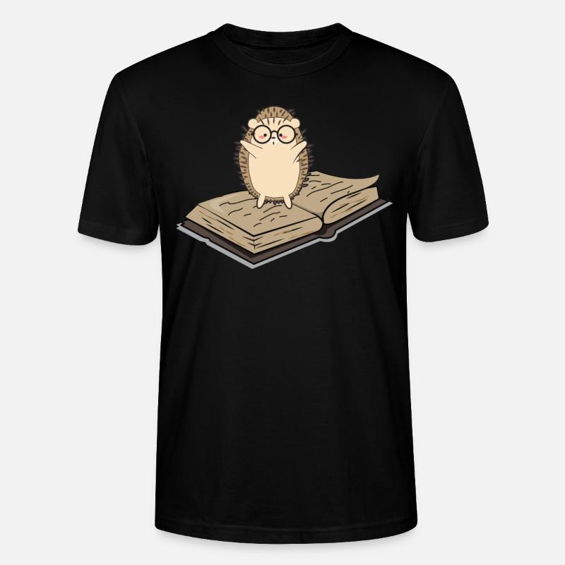 Igel - Stanley/Stella Unisex Bio-T-Shirt CRAFTER - Schwarz