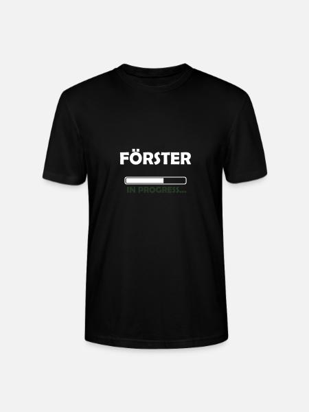 Förster in progress - Stanley/Stella Unisex Bio-T-Shirt CRAFTER - Schwarz