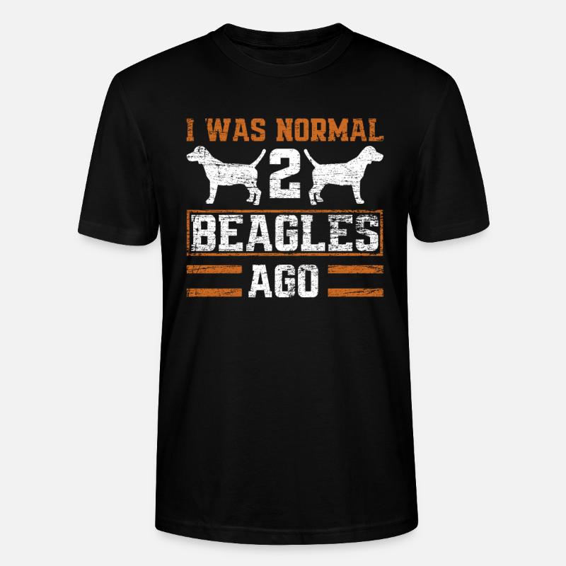 Beagle - Stanley/Stella Unisex Bio-T-Shirt CRAFTER - Schwarz