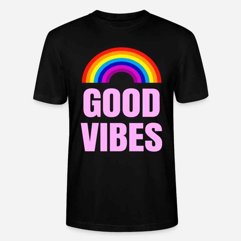 Bonnes vibrations - T-shirt bio CRAFTER Stanley Stella Unisexe - noir