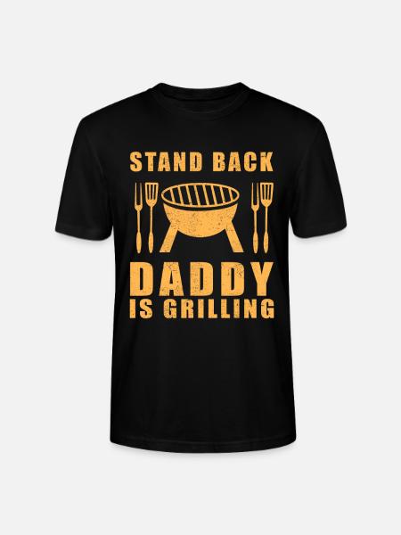 Grilling BBQ Grill Party Griller Far Gavegrill - Stanley Stella CRAFTER unisex økologisk-T-shirt - sort