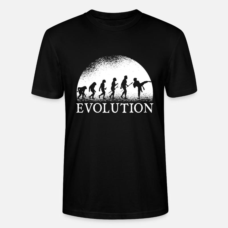 Évolution du karaté - T-shirt bio CRAFTER Stanley Stella Unisexe - noir