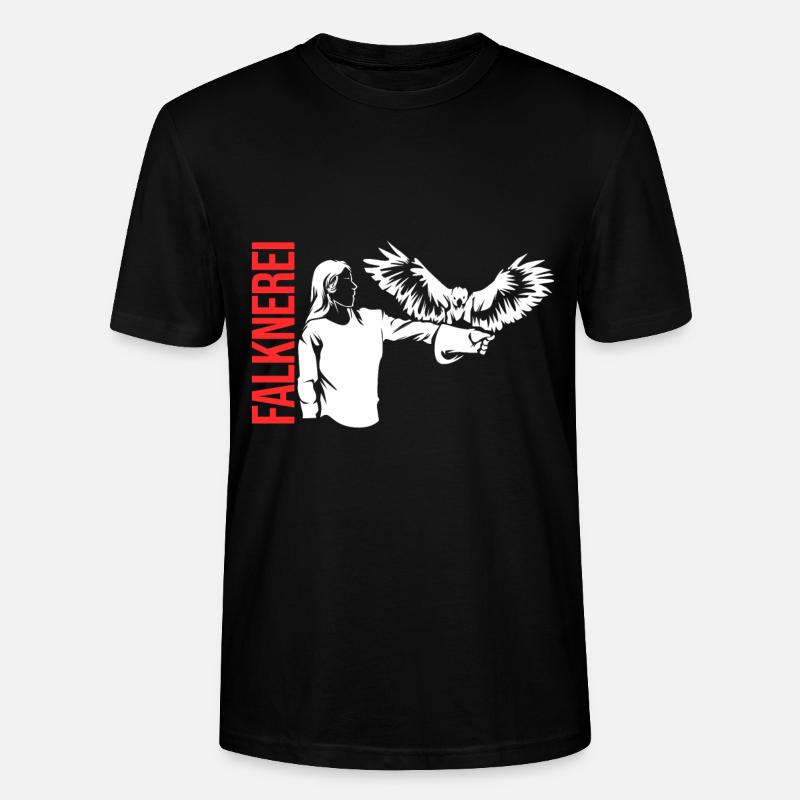 Falknerei - Stanley/Stella Unisex Bio-T-Shirt CRAFTER - Schwarz
