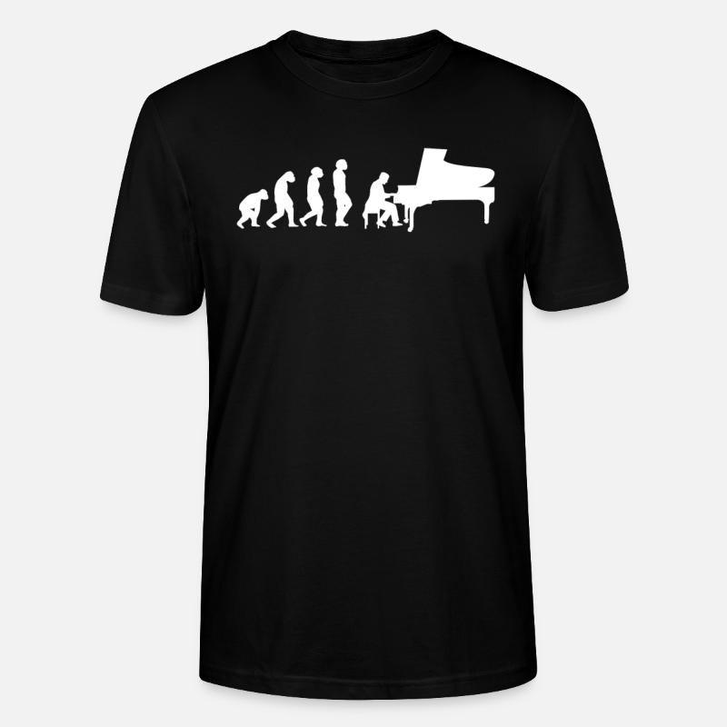 Klavier Evolution - Stanley/Stella Unisex Bio-T-Shirt CRAFTER - Schwarz