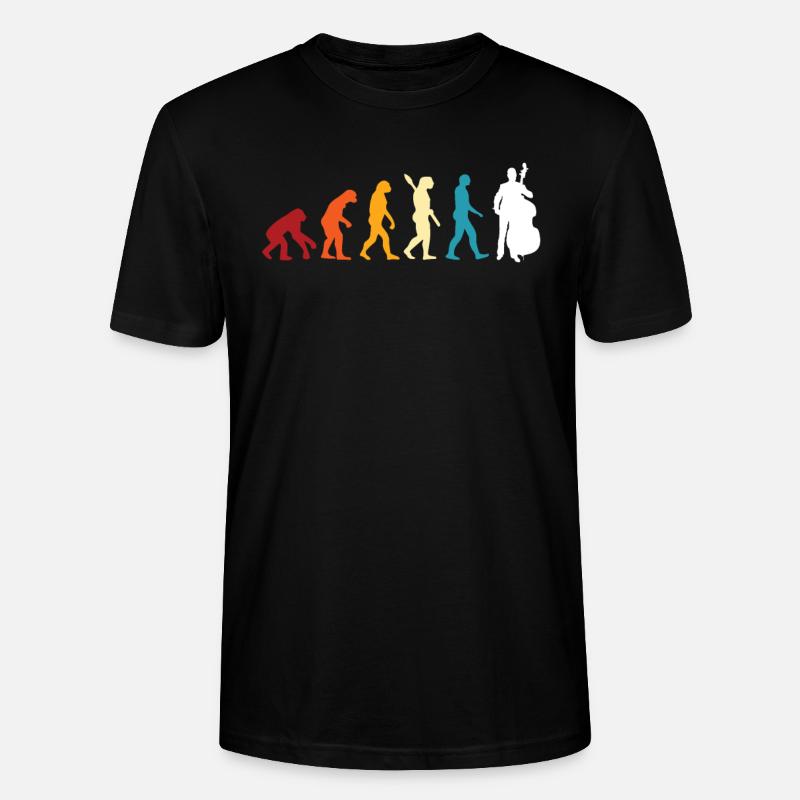 Kontrabass Evolution - Stanley/Stella Unisex Bio-T-Shirt CRAFTER - Schwarz